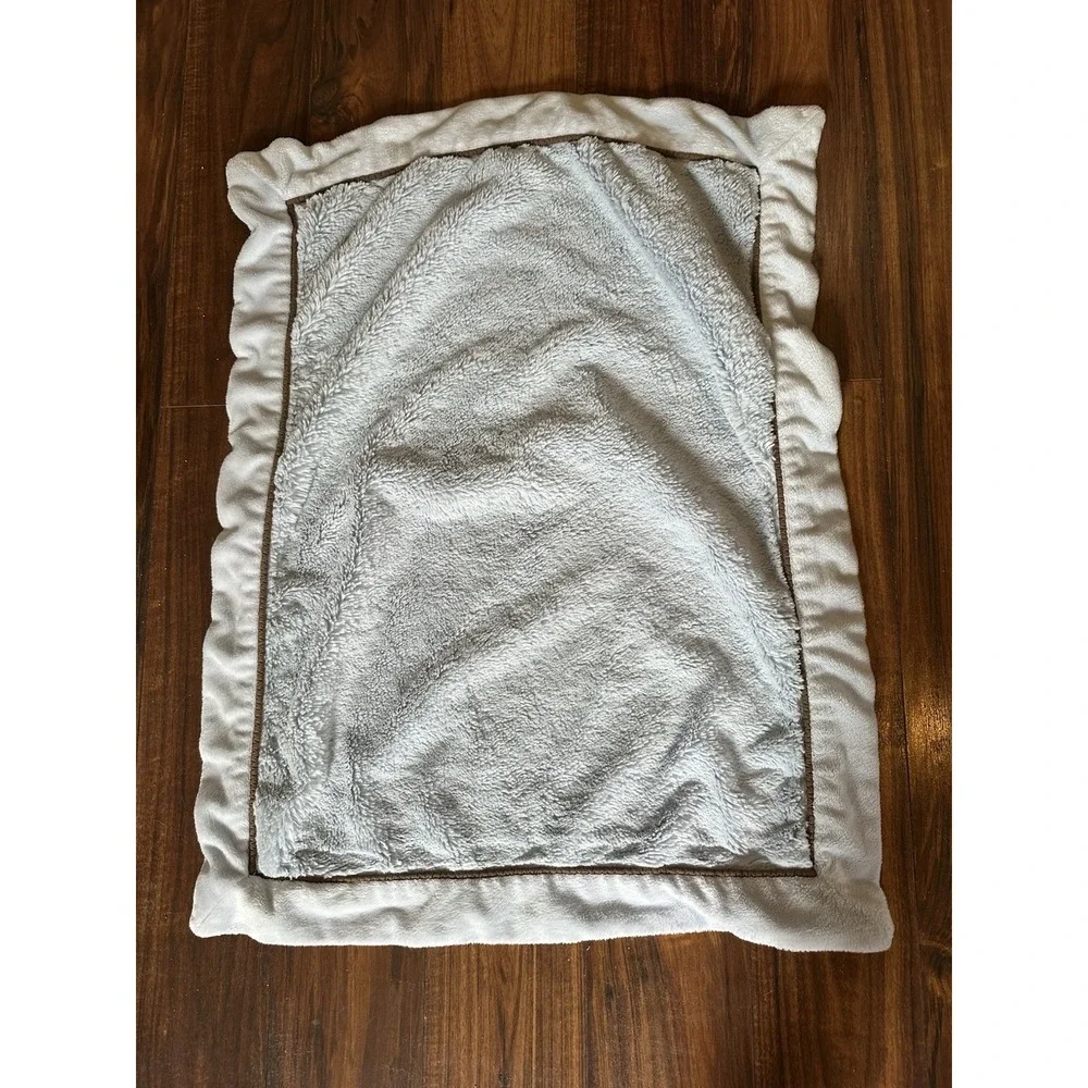 Restoration Hardware Baby & Child Light Blue Baby Blanket Very Soft RARE 23